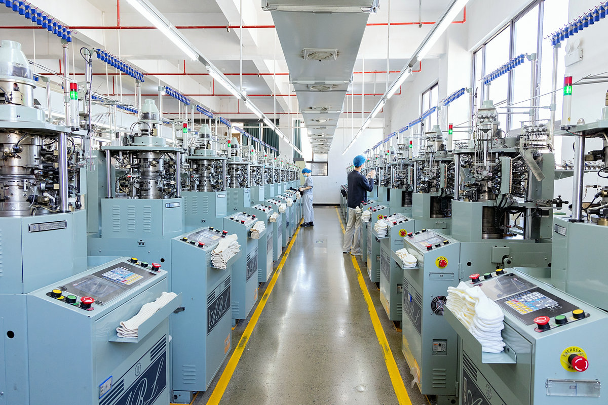 Zhuji Rongxing custom sock knitting workshop