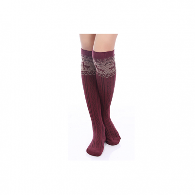 Double-Cylinder Jacquard Socks